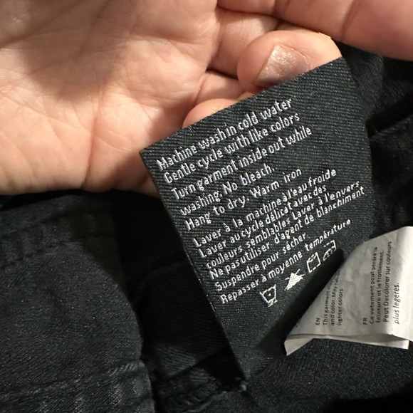 Revamped brand Black denim mini skirt with fringe detail #festivalvibes nwt - Picture 5 of 8